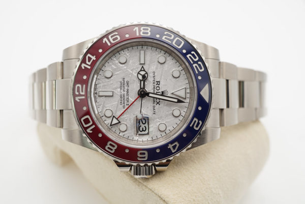 Rolex 126719BLRO GMT MASTER II WHITE GOLD PEPSI METEORITE DIAL 2022 FULL SET - Image 9