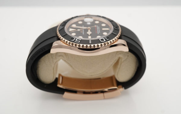 Rolex 126655 YACHTMASTER 18K EVEROSE GOLD OYSTERFLEX 40MM 2022 COMPLETE SET - Image 4