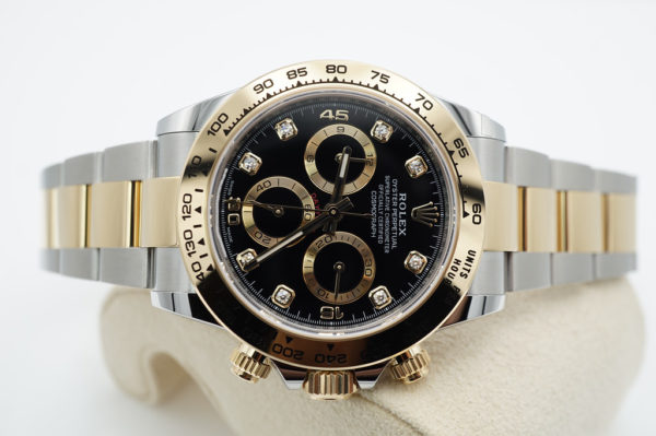 BRAND NEW Rolex 116503 DAYTONA TWO TONE 18K YG SS BLACK DIAMOND DIAL 2022 FULL SET - Image 9