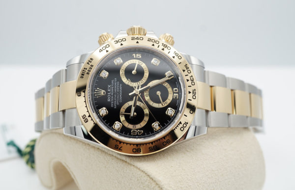 BRAND NEW Rolex 116503 DAYTONA TWO TONE 18K YG SS BLACK DIAMOND DIAL 2022 FULL SET - Image 10
