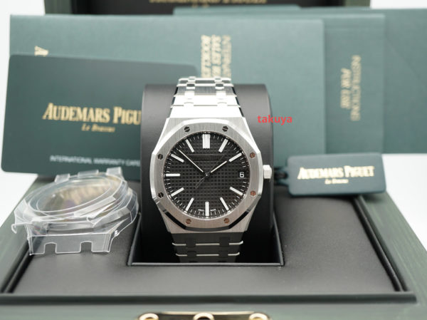 BRAND NEW Audemars PIGUET ROYAL OAK 15510ST BLACK DIAL NEW 2023 MODEL FULL SET - Image 2
