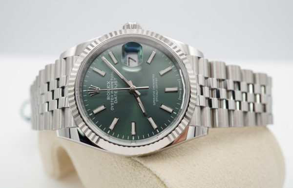 BRAND NEW Rolex 126234 DATEJUST 36 MINT GREEN DIAL JUBILEE BAND 2022 FULL SET - Image 10