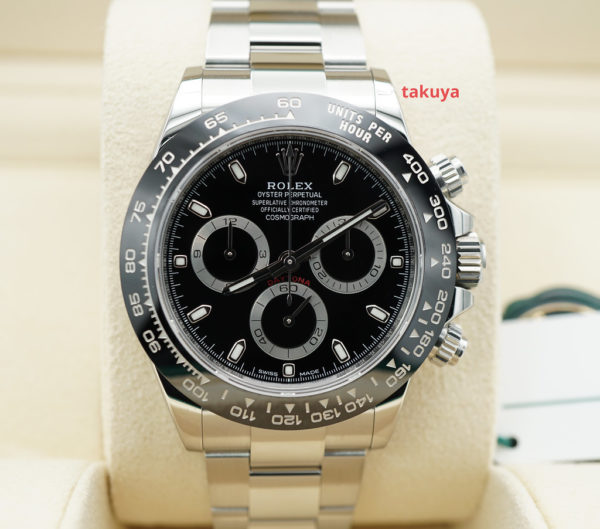 BRAND NEW Rolex 116500LN COSMOGRAPH DAYTONA CERAMIC BEZEL BLACK DIAL 2022 FULL SET