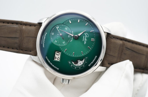 BRAND NEW Glashutte ORIGINAL PanoMaticLunar FOREST GREEN DIAL 2022 COMPLETE SET - Image 9