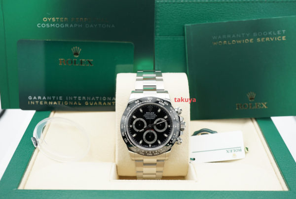 BRAND NEW Rolex 116500LN COSMOGRAPH DAYTONA CERAMIC BEZEL BLACK DIAL 2022 FULL SET - Image 2