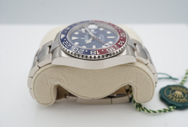 BRAND NEW Rolex 126719BLRO GMT MASTER II PEPSI 18K WHITE GOLD BLUE DIAL 2022 FULL SET - Image 4