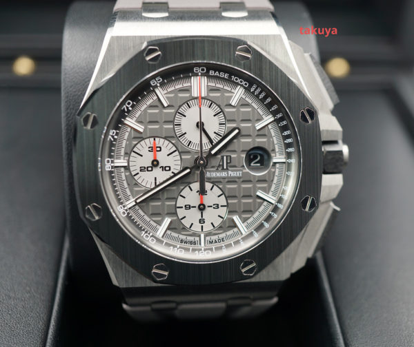 MINT Audemars PIGUET ROYAL OAK OFFSHORE 26400IO TITANIUM BLACK CERAMIC 2020 FULL SET