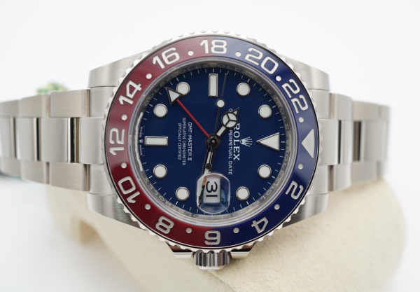 BRAND NEW Rolex 126719BLRO GMT MASTER II PEPSI 18K WHITE GOLD BLUE DIAL 2022 FULL SET - Image 9