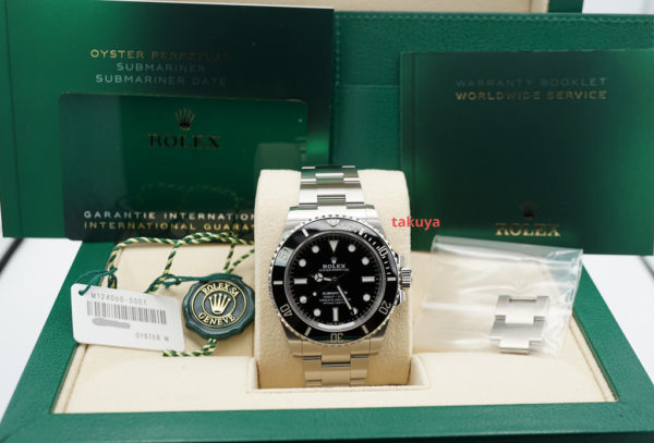 Rolex 124060 SUBMARINER NO DATE 41MM 2022 WARRANTY COMPLETE SET - Image 2