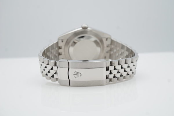 Rolex 126300 DATEJUST 41 SILVER STICK DIAL JUBILEE BAND 2022 COMPLETE SET - Image 7