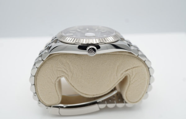 Rolex 126334 DATEJUST 41 FLUTED BEZEL SLATE DIAL JUBILEE BAND 2021 FULL SET - Image 3