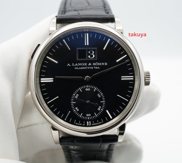 A. Lange & Sohne SAXONIA OUTSIZE DATE 381.029 WHITE GOLD 38.5MM 2021 FULL SET