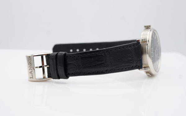 A. Lange & Sohne SAXONIA OUTSIZE DATE 381.029 WHITE GOLD 38.5MM 2021 FULL SET - Image 6