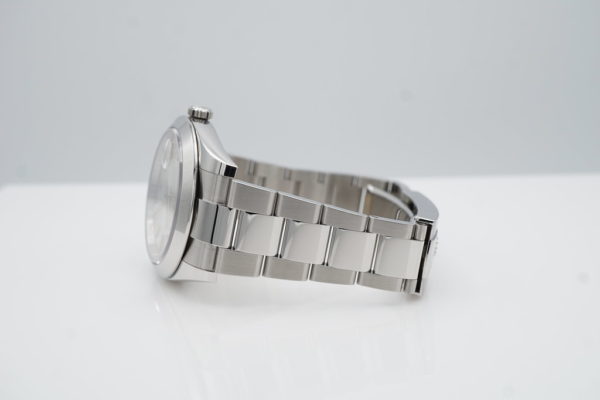 Rolex 126300 DATEJUST 41 SILVER STICK DIAL OYSTER BAND 2020 COMPLETE SET - Image 5