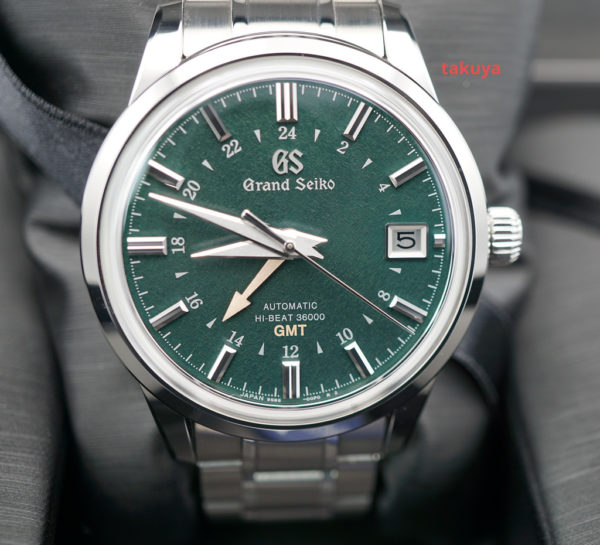 MINT Grand Seiko ELEGANCE GMT SPRING SHUNBUN SBGJ251 GREEN 2022 COMPLETE SET