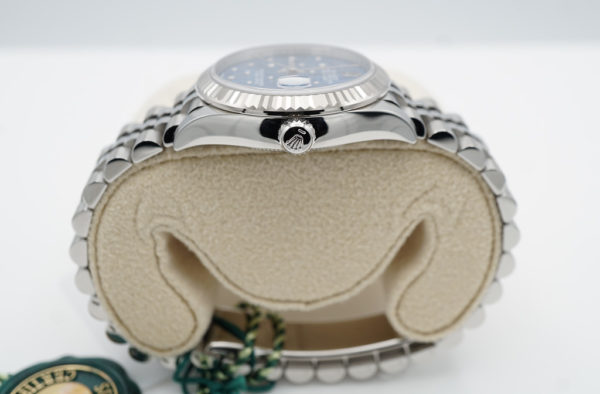BRAND NEW Rolex 278274 DATEJUST 31 AZZURRO BLUE FLORAL MOTIF DIAMOND DIAL 2022 - Image 3