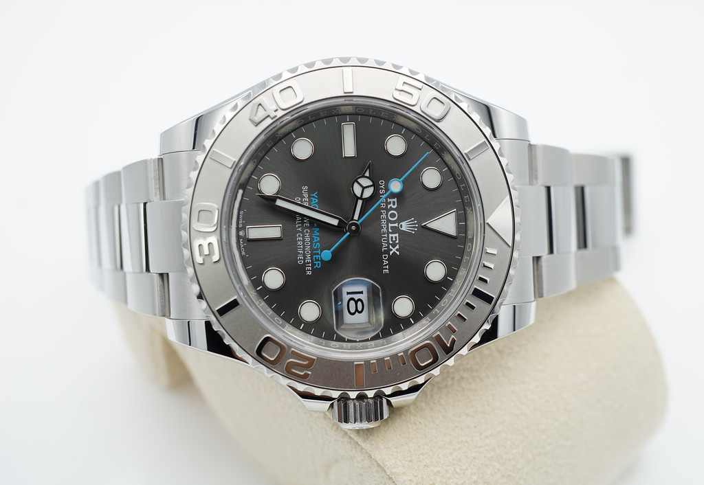 Rolex 126622 YACHTMASTER PLATINUM BEZEL SLATE DIAL 40MM 2022 FULL SET ...