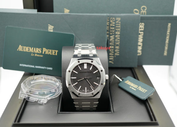 BRAND NEW Audemars PIGUET ROYAL OAK 50TH ANNIVERSARY 15510ST BLACK DIAL 2022 FULL SET - Image 2