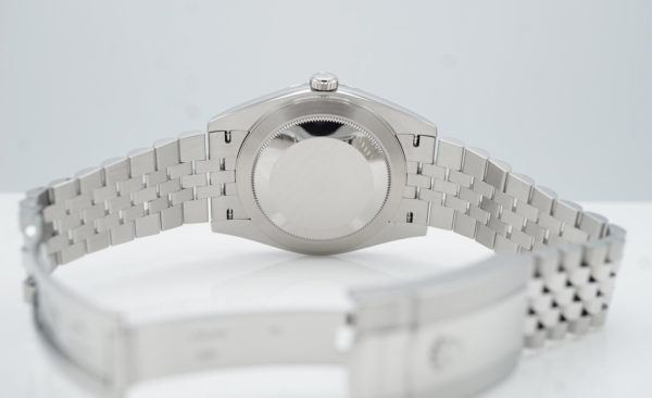 Rolex 126334 DATEJUST 41 FLUTED BEZEL BLUE STICK DIAL JUBILEE BAND 2022 FULL SET - Image 8