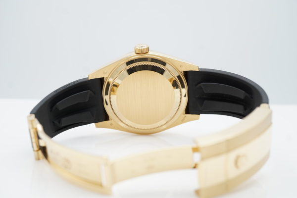 Rolex 326238 SKY-DWELLER YELLOW GOLD CHAMPAGNE DIAL OYSTERFLEX 2022 FULL SET - Image 6