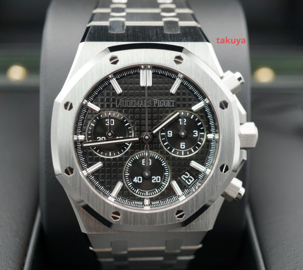 BRAND NEW Audemars PIGUET ROYAL OAK CHRONOGRAPH 26240ST BLACK DIAL 2023 FULL SET