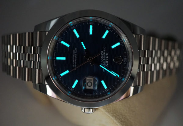 BRAND NEW Rolex 126300 DATEJUST 41 BLUE MOTIF DIAL JUBILEE BAND 2023 COMPLETE SET - Image 11