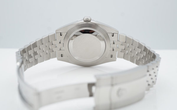 Rolex 126334 DATEJUST 41 FLUTED BEZEL WHITE STICKS DIAL JUBILEE BAND FULL SET - Image 8