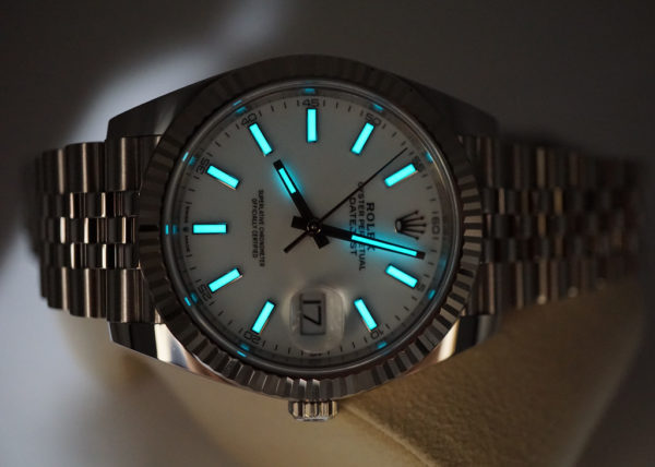Rolex 126334 DATEJUST 41 FLUTED BEZEL WHITE STICKS DIAL JUBILEE BAND FULL SET - Image 11