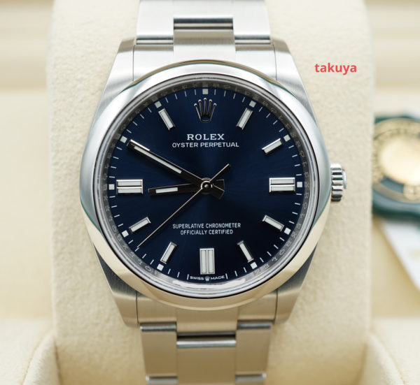 LIKE NEW Rolex 126000 OYSTER PERPETUAL BLUE DIAL 36MM 2023 COMPLETE SET
