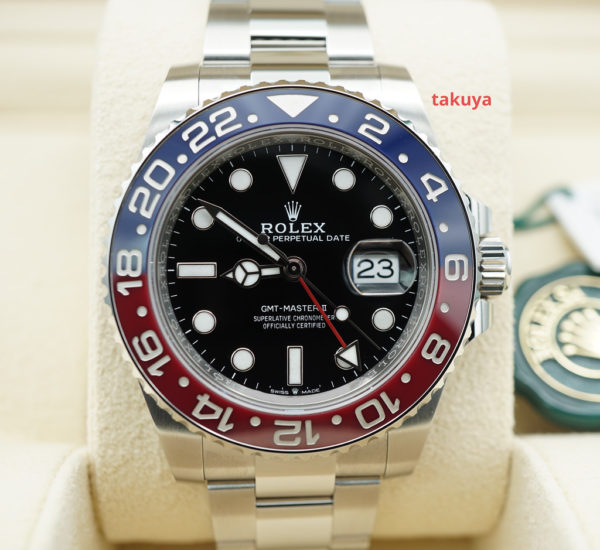 BRAND NEW Rolex 126710BLRO PEPSI GMT MASTER II RED BLUE BEZEL OYSTER 2023 FULL SET