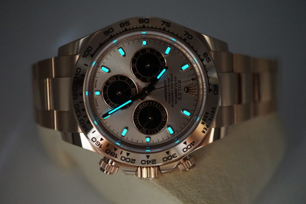 Rolex 116505 DAYTONA 18K EVEROSE GOLD SUNDUST DIAL 2022 WARRANTY FULL SET - Image 11