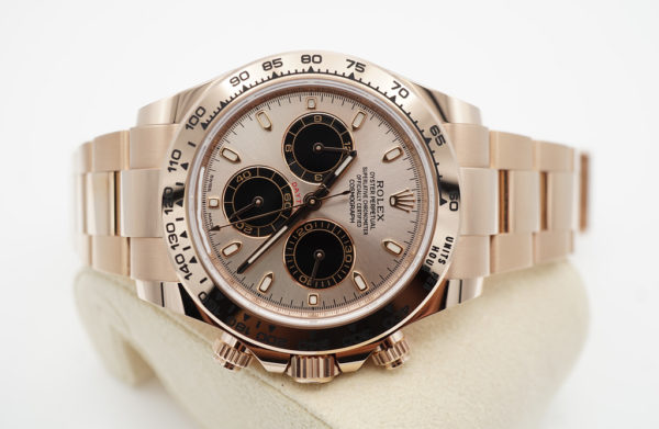 Rolex 116505 DAYTONA 18K EVEROSE GOLD SUNDUST DIAL 2022 WARRANTY FULL SET - Image 9