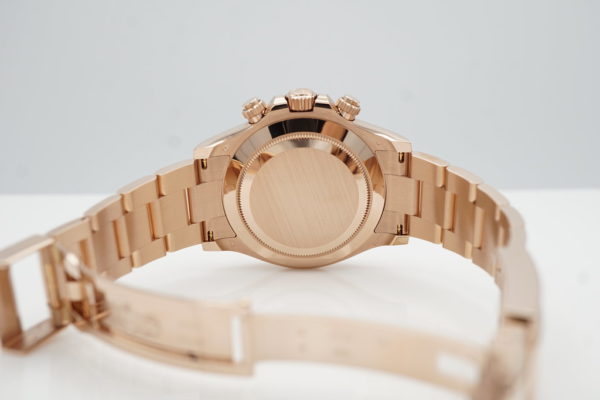Rolex 116505 DAYTONA 18K EVEROSE GOLD SUNDUST DIAL 2022 WARRANTY FULL SET - Image 8