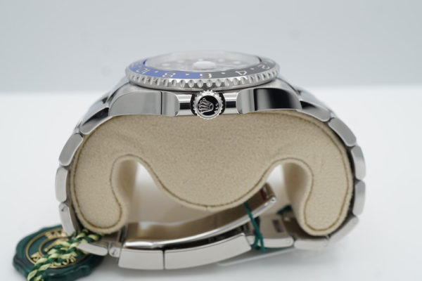 BRAND NEW Rolex 126710BLNR GMT MASTER II BLACK BLUE BEZEL OYSTER BAND 2023 FULL SET - Image 3