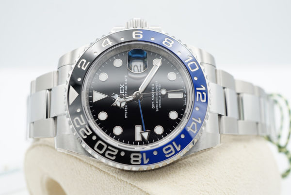 BRAND NEW Rolex 126710BLNR GMT MASTER II BLACK BLUE BEZEL OYSTER BAND 2023 FULL SET - Image 10