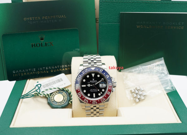 Rolex 126710BLRO PEPSI GMT MASTER II RED BLUE BEZEL JUBILEE 2021 FULL SET - Image 2