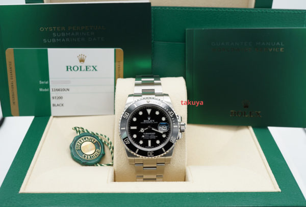 Rolex 116610LN SUBMARINER CERAMIC DATE 40MM 2020 WARRANTY FULL SET - Image 2