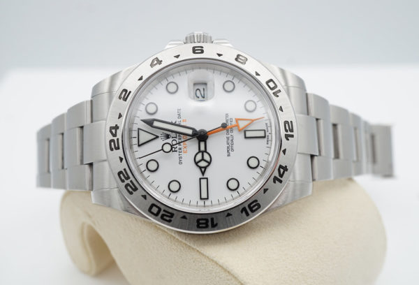 Rolex 216570 EXPLORER 2 POLAR DIAL 42MM ROLEX SERVICED WARRANTY FULL SET - Image 8