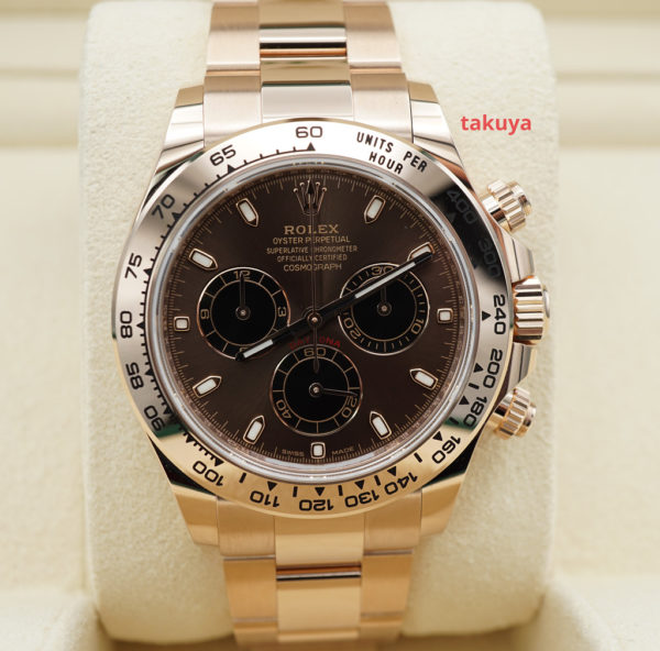 MINT Rolex 116505 DAYTONA 18K EVEROSE GOLD NEW CHOCOLATE DIAL 2022 FUL SET