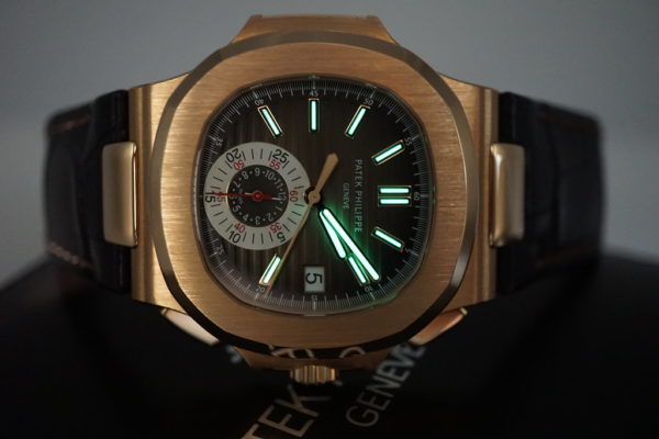 NEW Patek PHILIPPE 5980R NAUTILUS CHRONOGRAPH DATE ROSE GOLD 2021 COMPLETE SET - Image 11