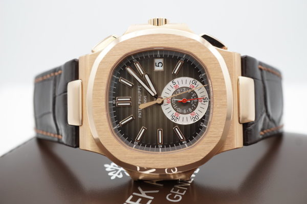 NEW Patek PHILIPPE 5980R NAUTILUS CHRONOGRAPH DATE ROSE GOLD 2021 COMPLETE SET - Image 10