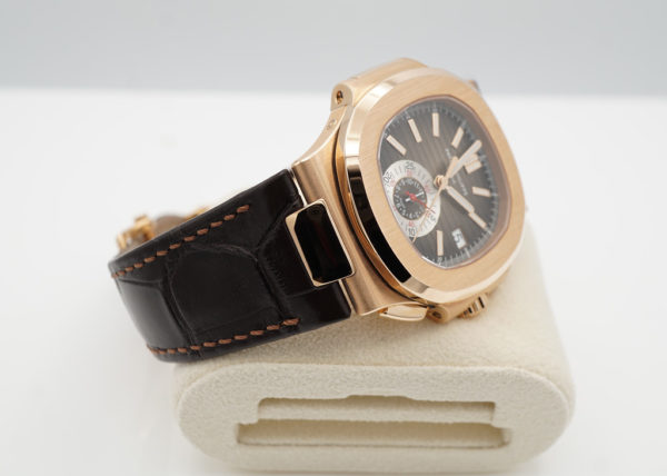 NEW Patek PHILIPPE 5980R NAUTILUS CHRONOGRAPH DATE ROSE GOLD 2021 COMPLETE SET - Image 5