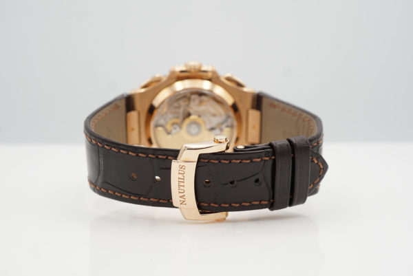 NEW Patek PHILIPPE 5980R NAUTILUS CHRONOGRAPH DATE ROSE GOLD 2021 COMPLETE SET - Image 7