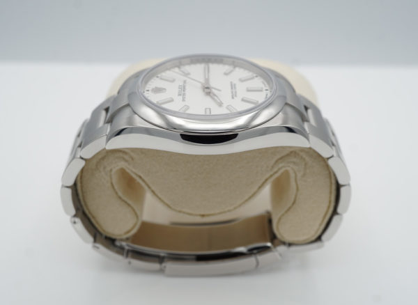 Rolex 114300 OYSTER PERPETUAL NO DATE WHITE DIAL 39MM 2019 BOXES PAPERS - Image 4