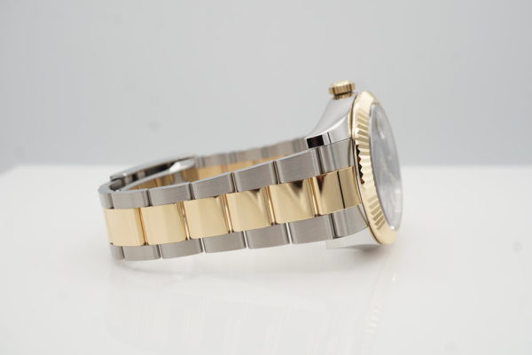 Rolex 326933 SKY-DWELLER 18K YG STEEL BLACK DIAL OYSTER BAND 2022 FULL SET - Image 6