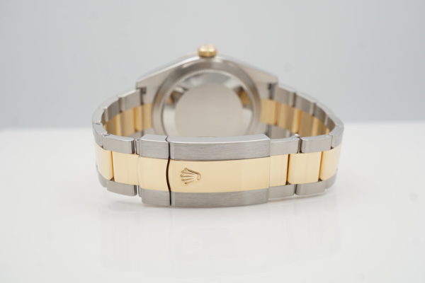 Rolex 326933 SKY-DWELLER 18K YG STEEL BLACK DIAL OYSTER BAND 2022 FULL SET - Image 7