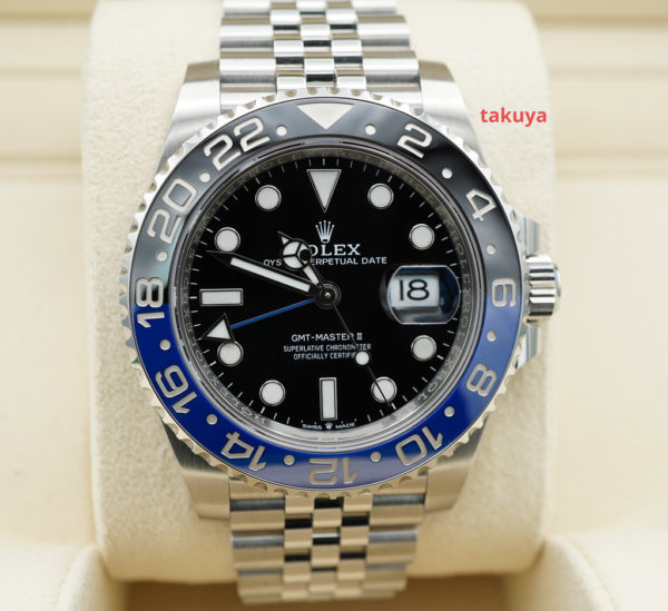 Rolex 126710BLNR GMT MASTER II BLACK BLUE BEZEL JUBILEE BAND 2023 FULL SET