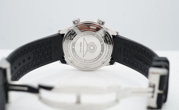 Jaeger-LeCoultre POLARIS DATE BLACK DIAL STAINLESS STEEL RUBBER STRAP FULL SET - Image 6