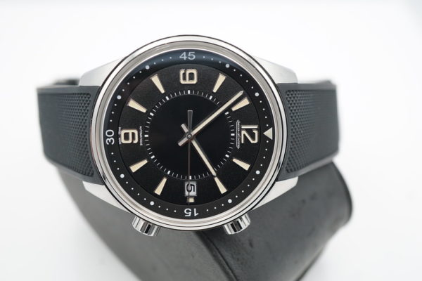 Jaeger-LeCoultre POLARIS DATE BLACK DIAL STAINLESS STEEL RUBBER STRAP FULL SET - Image 7