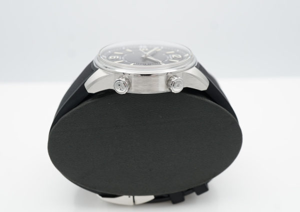 Jaeger-LeCoultre POLARIS DATE BLACK DIAL STAINLESS STEEL RUBBER STRAP FULL SET - Image 3
